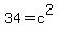34=c%5E2