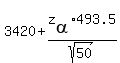 3420%2Bz%5Balpha%5D%2A493.5%2Fsqrt%2850%29