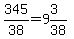 345%2F38+=+9%263%2F38
