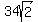 34sqrt%282%29