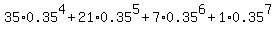 35%2A0.35%5E4+%2B+21%2A0.35%5E5+%2B+7%2A0.35%5E6+%2B+1%2A0.35%5E7