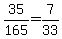 35%2F165+=+7%2F33