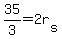 35%2F3=2r%5Bs%5D