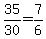 35%2F30=7%2F6