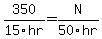 350%2F15hr+=+N%2F50hr