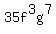 35f%5E3g%5E7
