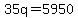 35q=5950
