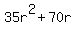 35r%5E2+%2B+70r