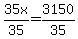 35x%2F35=3150%2F35