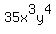 35x%5E3y%5E4