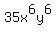 35x%5E6y%5E6