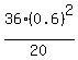 36%280.6%29%5E2%2F20