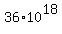 36%2A10%5E18
