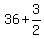 36%2B3%2F2