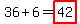 36%2B6=highlight%2842%29