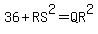 36%2BRS%5E2=QR%5E2