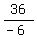 36%2F%28-6%29