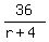 36%2F%28r%2B4%29