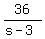 36%2F%28s-3%29