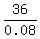 36%2F0.08