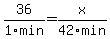 36%2F1min+=+x%2F42min%29