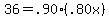 36=.90%28.80x%29