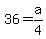 36=a%2F4