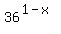 36%5E%281-x%29