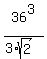 36%5E3%2F%283%2Asqrt%282%29%29