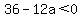 36+-12a%3C+0