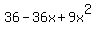 36-36x%2B9x%5E2%29