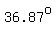 36.87%5Eo