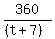 360%2F%28%28t%2B7%29%29