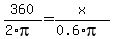 360%2F%282%2Api%29+=+x%2F%280.6%2Api%29+