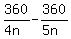 360%2F%284n%29+-+360%2F%285n%29