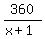 360%2F%28x%2B1%29