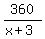 360%2F%28x%2B3%29