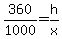 360%2F1000+=+h%2Fx