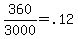 360%2F3000+=.12