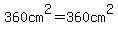 360cm%5E2=360cm%5E2
