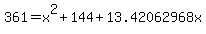 361=x%5E2%2B144%2B13.42062968x