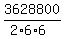3628800%2F%282%2A6%2A6%29
