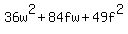 36w%5E2%2B84fw%2B49f%5E2