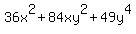 36x%5E2%2B84xy%5E2%2B49y%5E4