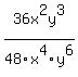 36x%5E2y%5E3%2F48x%5E4y%5E6+