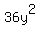 36y%5E2