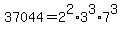 37044=2%5E2%2A3%5E3%2A7%5E3
