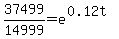 37499%2F14999+=+e%5E%280.12t%29