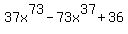 37x%5E73-73x%5E37%2B36