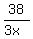 38%2F%283x%29